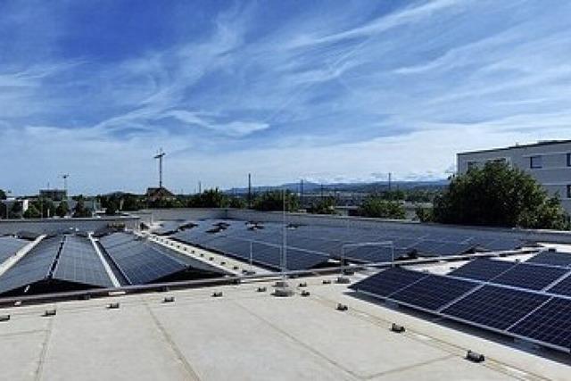 Eine der grten Solaranlagen in Offenburg