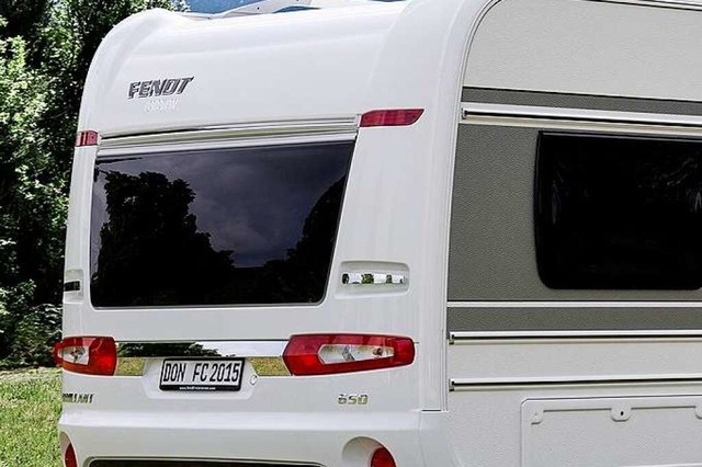 Die Wohnwagendiebe klauten einen weien Fendt (Symbolfoto).  | Foto: Fendt Caravan 