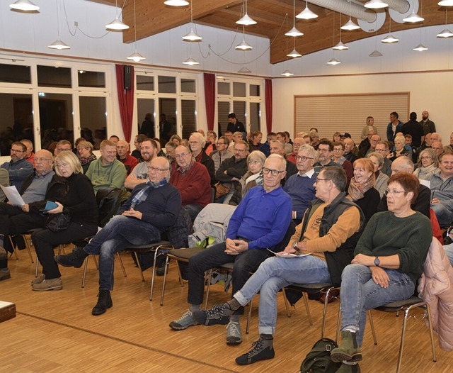 Das Interesse an der Infoveranstaltung war enorm.   | Foto: Edgar Steinfelder