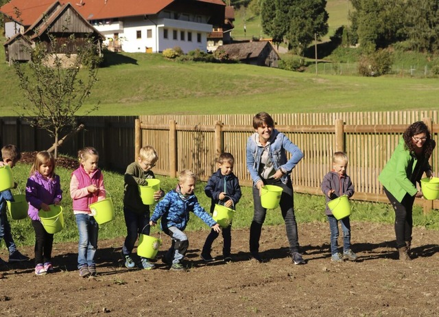 Am Projekt &#8222;Blhender Naturpark&#8220; beteiligen sich hufig Kindergrten  | Foto: naturpark