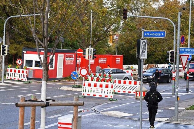 Eine von vielen aktuellen Baustellen in der Stadt  | Foto: Rita Eggstein