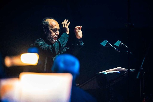 Der musikalische Leiter  Volodymyr Syv...efizkonzert im Lahrer Parktheater auf.  | Foto: Promo