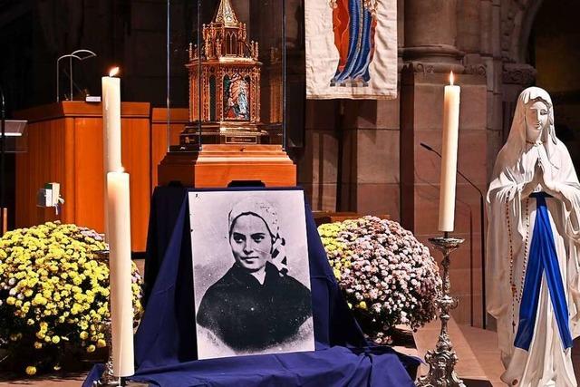 Reliqiue der heiligen Bernadette Soubirous in Freiburg: 