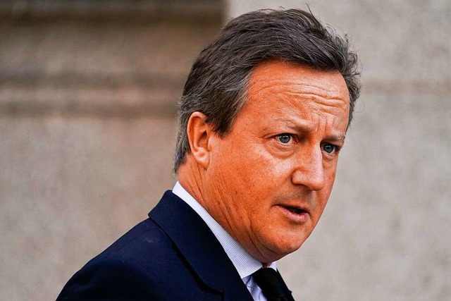Der frhere britische Regierungschef D...minister seines Landes ernannt worden.  | Foto: Alberto Pezzali (dpa)