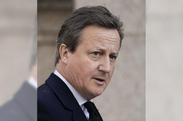 Ex-Premier Cameron wird Außenminister