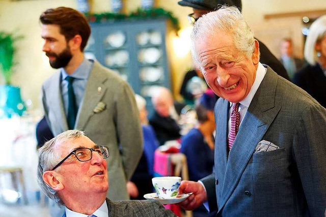 Knig Charles III. bei einer Geburtstagsparty anlsslich seines 75. Geburtstags.  | Foto: CHRIS JACKSON (AFP)