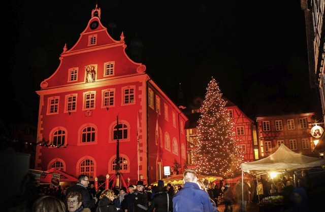 Der Ettenheimer Weihnachtsmarkt in der barocken Altstadt  | Foto: Stadt Ettenheim