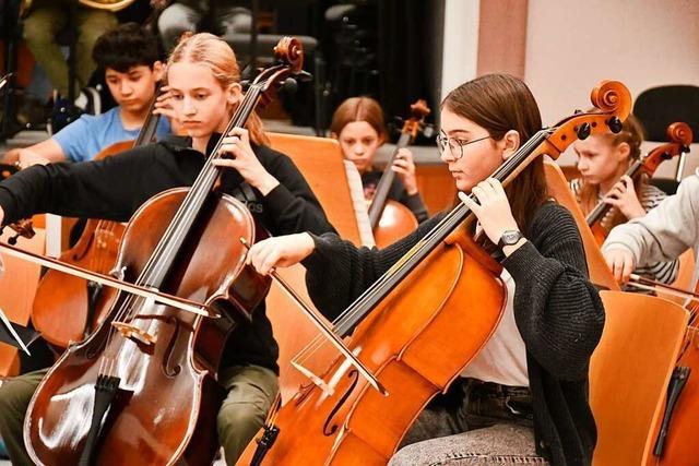Das City Connect Orchestra probt fr die 