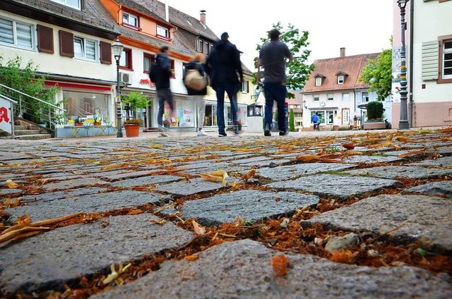 Das Sanierungebiet umfasst auch die Fugngerzone  | Foto: Kathrin Blum