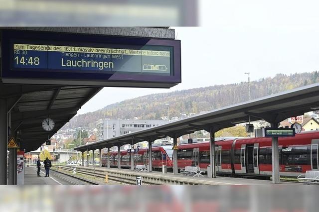 Frust bei Reisenden am Hochrhein wegen Bahnstreiks