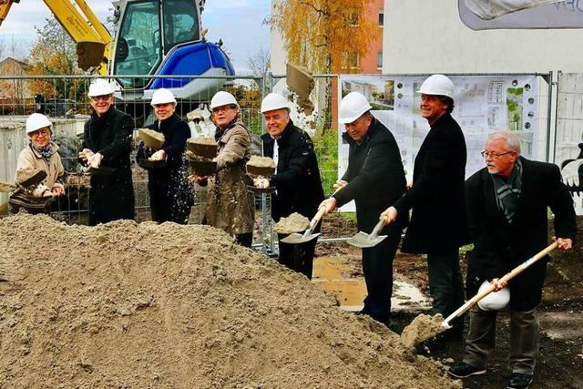 Startschuss fr den Bau von 79 Sozialwohnungen an der Werderstrae in Rheinfelden