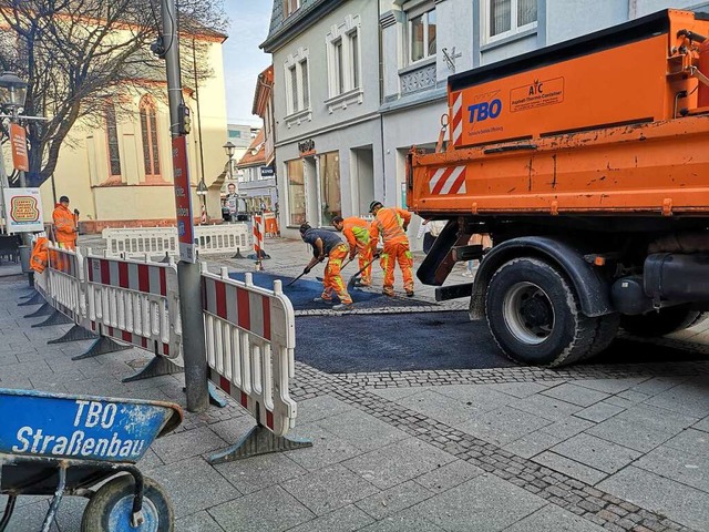 Immer wieder waren in der Vergangenhei...Offenburg in der Steinstrae zu sehen.  | Foto: Ralf Burgmaier