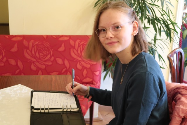 Elisabeth Schweimler stellt in ihrer Kurzgeschichte  die Realitt in Frage.  | Foto: Christine Weirich