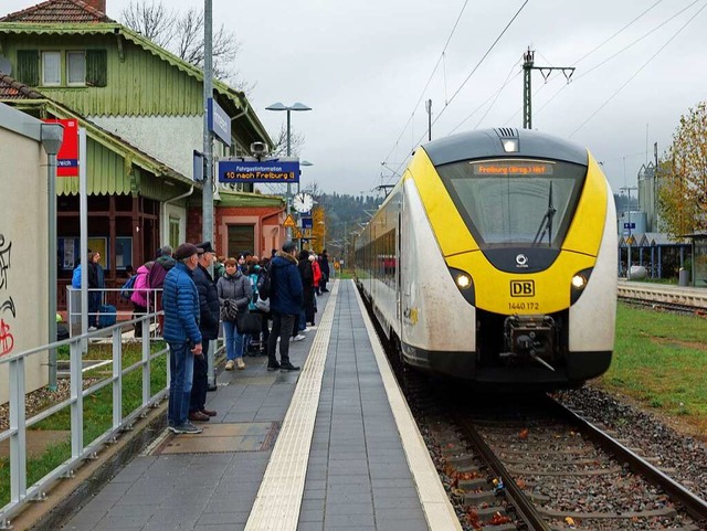 Fhrt derzeit nicht zwischen Himmelrei...st derzeit der Bahnhof in Himmelreich.  | Foto: Anton Schuler