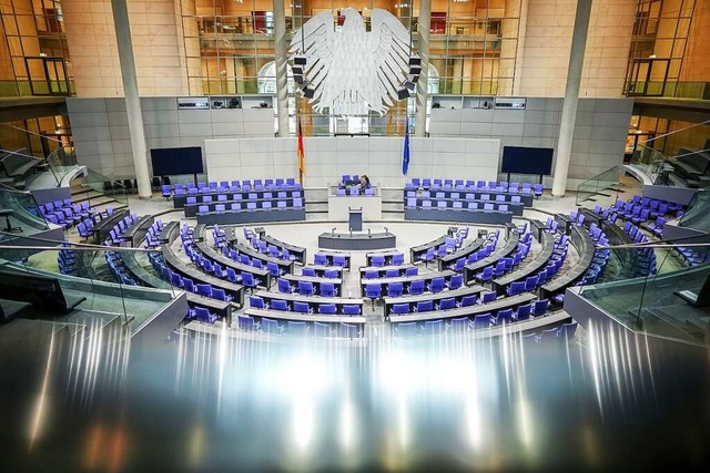 Die Abgeordneten bestreiten viele Sitzungen im Bundestag.  | Foto: Kay Nietfeld (dpa)