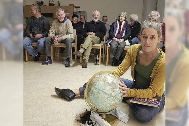 Klimaaktivistin wirbt frs Handeln