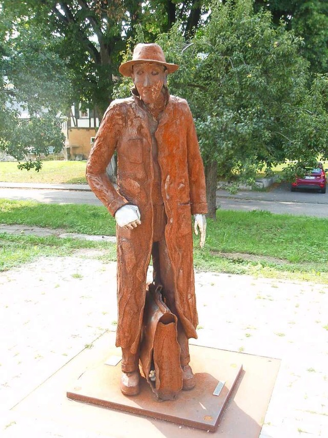 Die Elser-Skulptur in Knigsbronn  | Foto: Gemeinde Knigsbronn