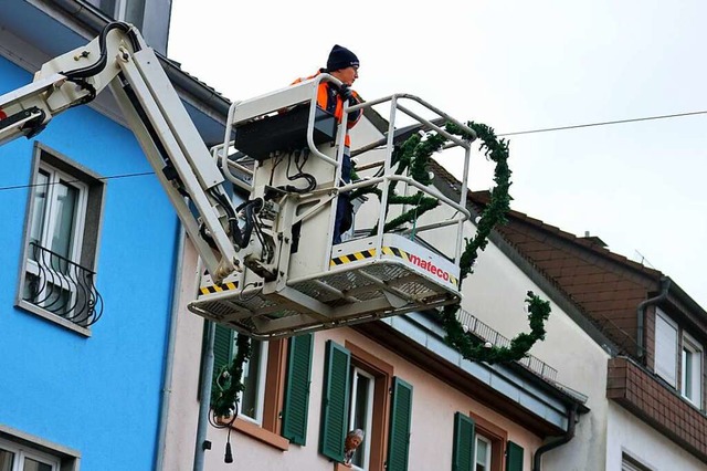 Nach einer Energiekrisen-Pause wird Sc... Jahr wieder weihnachtlich beleuchtet.  | Foto: Thomas Winckelmann