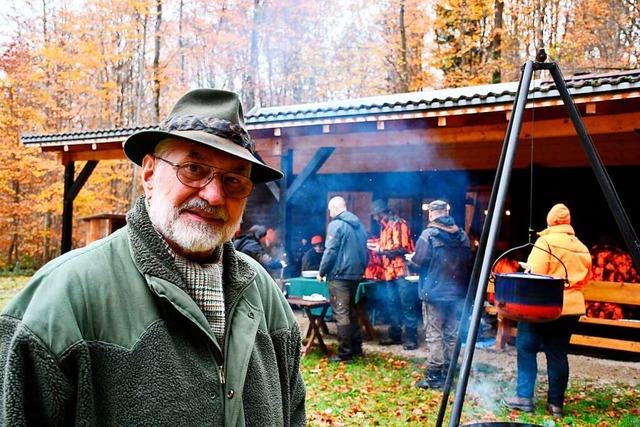 Kein Glck hatte Jagdpchter Roland He...n &#8211; dort wurde kein Wild erlegt.  | Foto: Heinz und Monika Vollmar