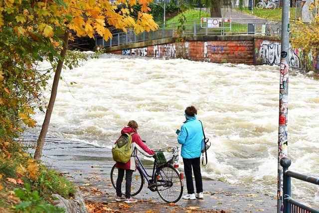 Hochwasser-Entspannung in Baden-W�rttemberg in Sicht