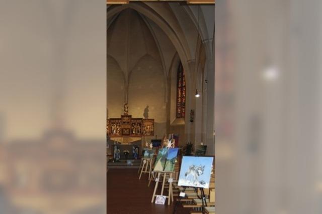Moderne Kunst trifft auf alte Kirche