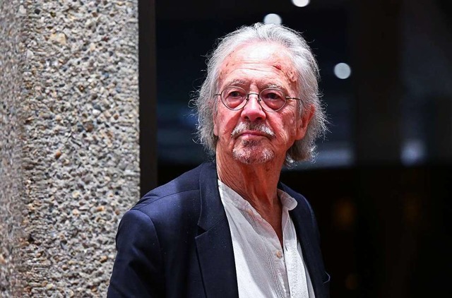 Peter Handke: unzeitgemes poetisches...fllt, um sich seiner zu vergewissern.  | Foto: Bernd Weibrod (dpa)