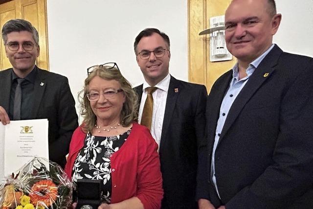Staufermedaille fr Renata Vogt