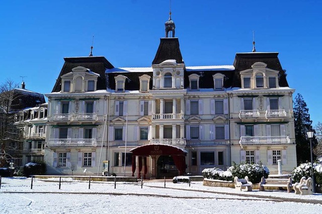 Einst das Haus am Platz, nun schon sei...ornrschenschlaf:  Grandhotel Rmerbad  | Foto: Silke Hartenstein