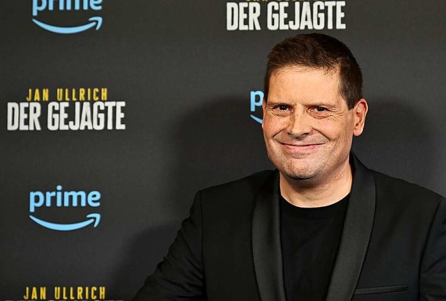 Jan Ullrich am Mittwoch bei der Premie...u &#8222;Der Gejagte&#8220; in Mnchen  | Foto: Angelika Warmuth (dpa)