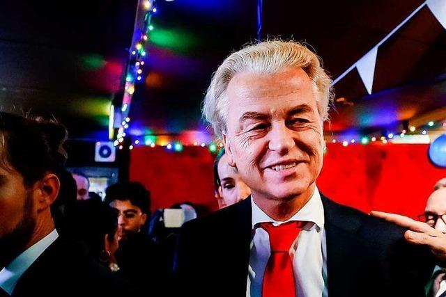 Rechtsruck in Niederlanden: Rechtspopulist Wilders klarer Wahlsieger