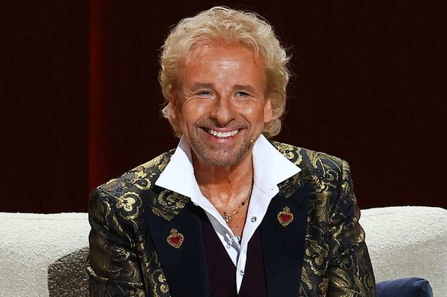 Thomas Gottschalk wird noch einmal &#8...moderieren &#8211; live aus Offenburg.  | Foto: Daniel Karmann (dpa)