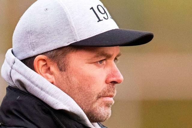 Trainer Nils Boll vom SV Grafenhausen vertraut in die Strken seiner Mannschaft