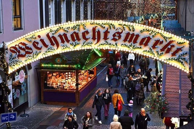50 Jahre Freiburger Weihnachtsmarkt: Mit nur 20 Ständen fing alles an