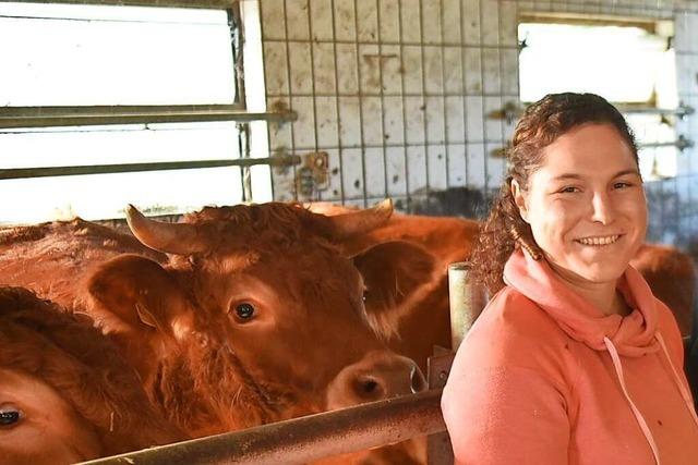 Laura Jockmann ist 25 Jahre alt. Auf ihrem Bauernhof sollen Kinder mehr ber Lebensmittel lernen.