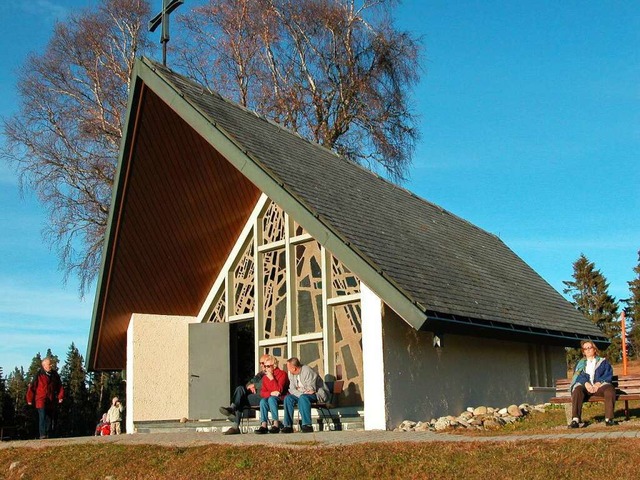 Die Marienkapelle am Sonnenweg stellt ...iebten Rastplatz in Hchenschwand dar.  | Foto: Stefan Pichler