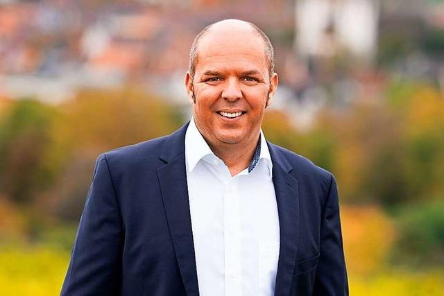 Dirk Schwier tritt bei der Bürgermeisterwahl in Kenzingen an