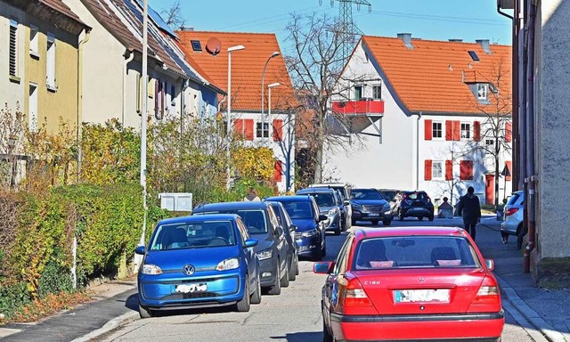 In der Strae &#8222;Am Mettweg&#8220; geht es eng zu.  | Foto: Michael Bamberger