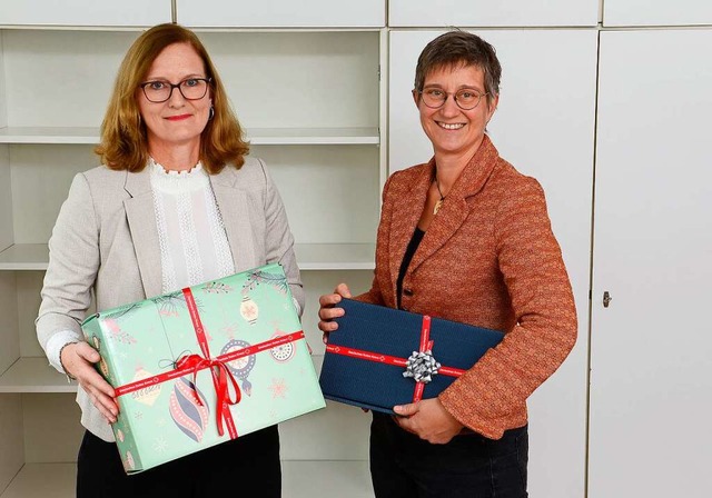 Annette Hoffmann (links) und Kerstin Schlechtendahl  | Foto: Ingo Schneider