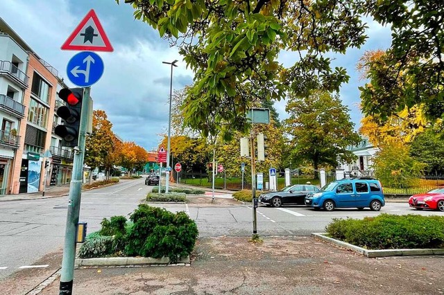 Am Aicheleknoten mndet die Fahrradstr...der anderen Seite der Bahnlinie fhrt.  | Foto: Barbara Ruda