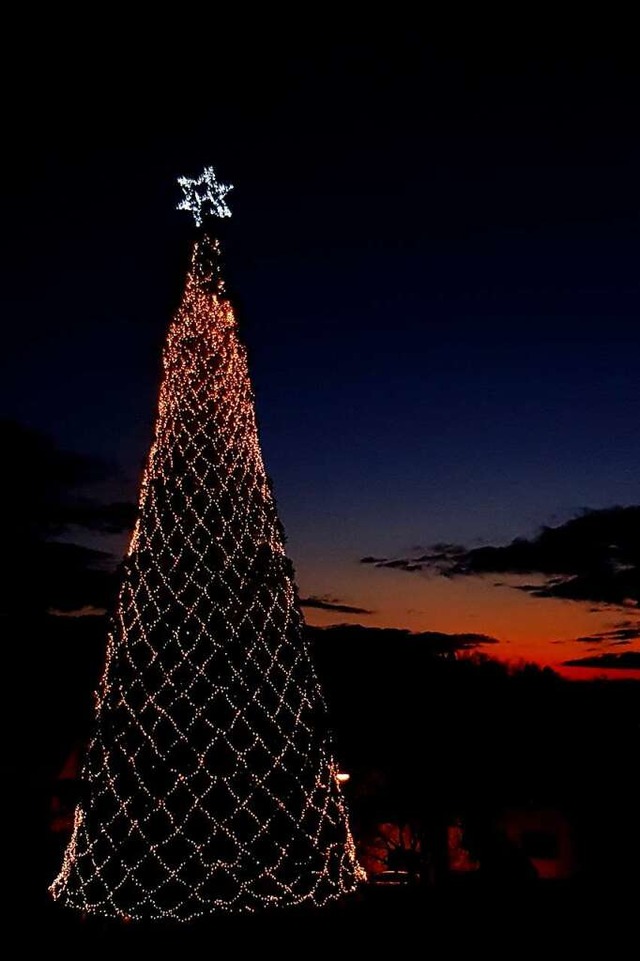 2017 leuchteten auf der Wellingtonia noch unzhlige Lichter.  | Foto: Silvia Schillinger-Teschner 