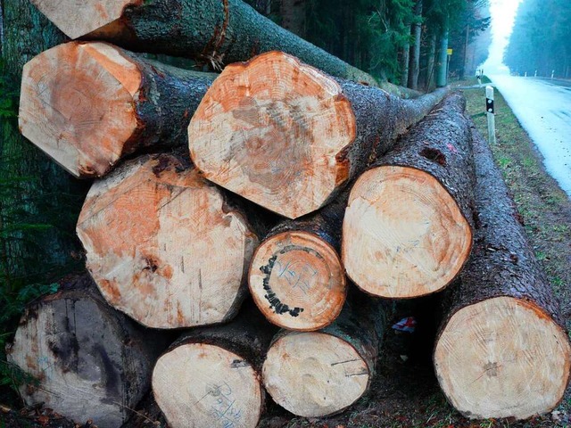 Das Holz aus dem Schwarzwald wird nach...einer Erzeuger zu wenig wertgeschtzt.  | Foto: Reiner Beschorner