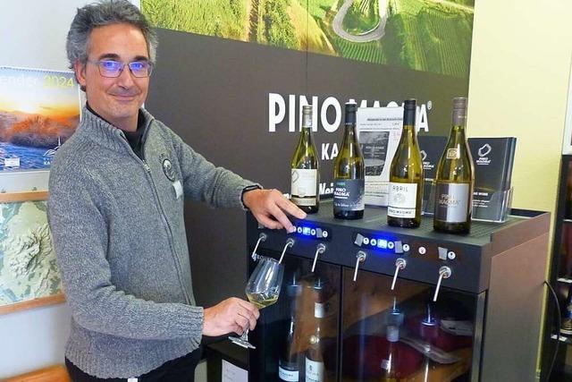 In Breisach gibt es nun eine Selbstbedienungsweinprobe mit Weinen vom Kaiserstuhl