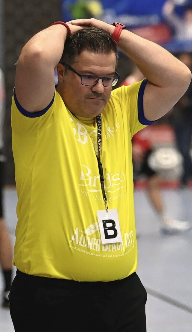 Altenheims Trainer Stefan Bayer sah sein Team robusten Kontrahenten gegenber.  | Foto: Wolfgang Knstle