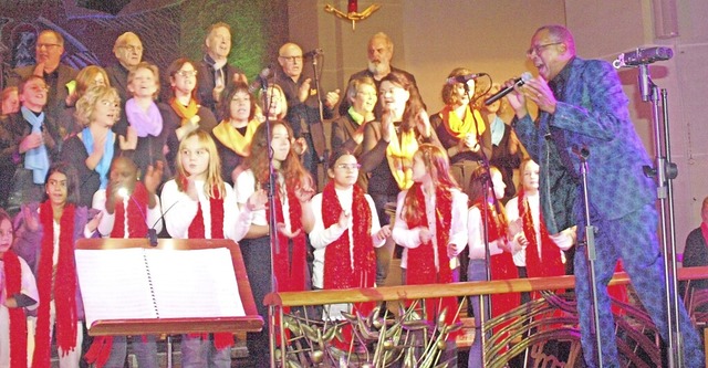Einmal mehr wurde das Gospelkonzert de...hors zu einem gefeierten Groereignis.  | Foto: Karin Stckl-Steinebrunner