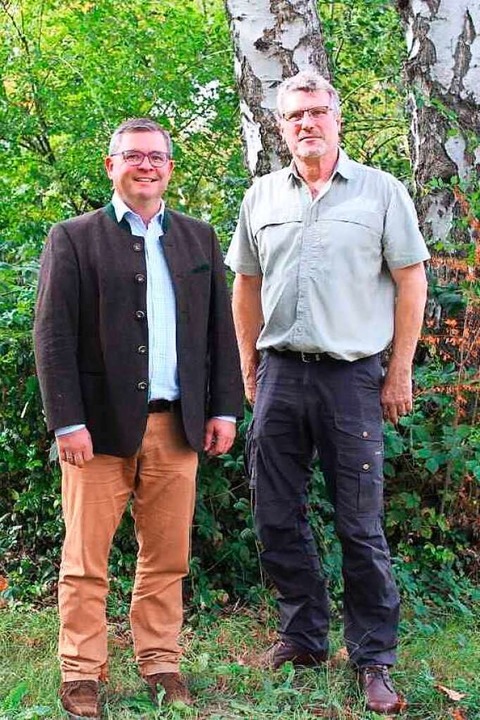 Reinhard Müller (links) und Alex Schulz  | Foto: Landratsamt Emmendingen