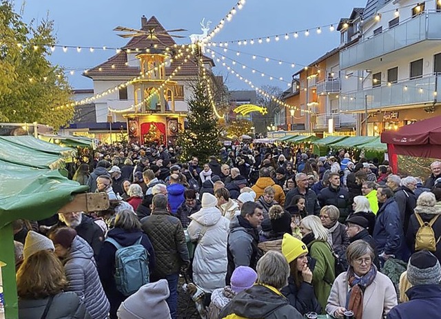 Der Christkindlmarkt in Bad Krozingen ffnet am 2. Dezember seine Tren.  | Foto: Gewerbeverband