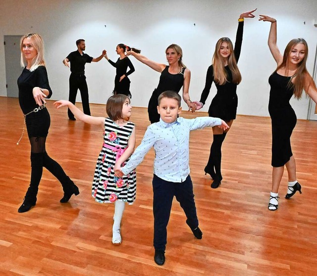 Der Tanzclub Rising Stars trainiert in Haslach.  | Foto: Michael Bamberger
