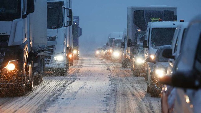 Der Schnee hat auch Mecklenburg-Vorpommern im Griff.  | Foto: Bernd Wstneck (dpa)