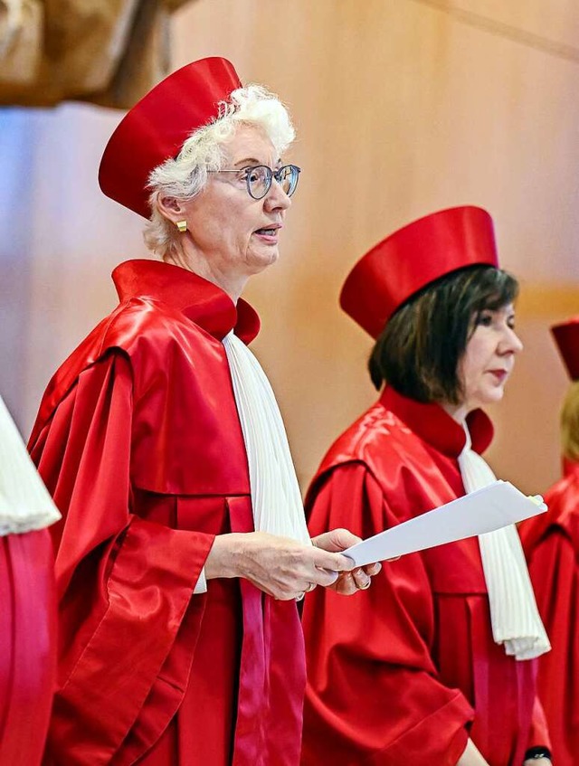 Doris Knig verkndet das Urteil.  | Foto: Uli Deck