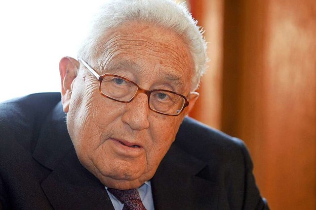 Henry Kissinger wurde 100 Jahre alt.  | Foto: Daniel Karmann (dpa)